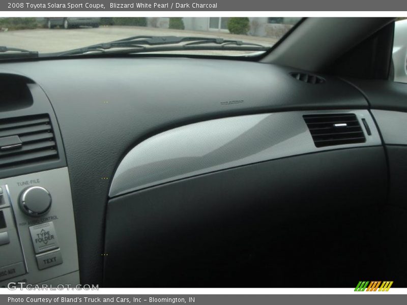 Blizzard White Pearl / Dark Charcoal 2008 Toyota Solara Sport Coupe