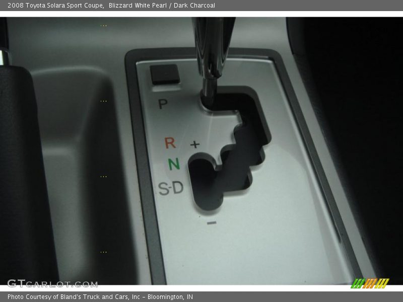 Blizzard White Pearl / Dark Charcoal 2008 Toyota Solara Sport Coupe