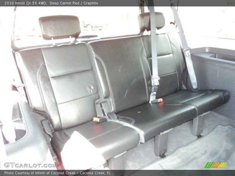 Deep Garnet Red / Graphite 2010 Infiniti QX 56 4WD