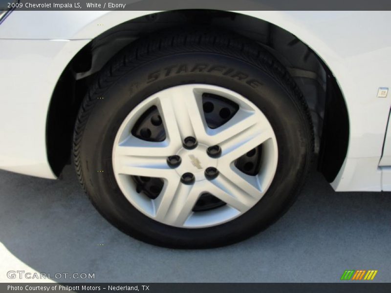 White / Ebony 2009 Chevrolet Impala LS