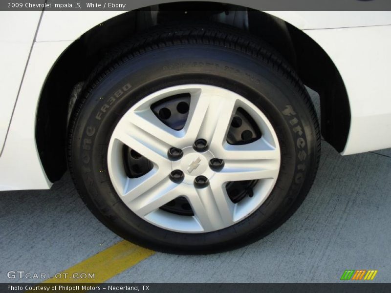 White / Ebony 2009 Chevrolet Impala LS