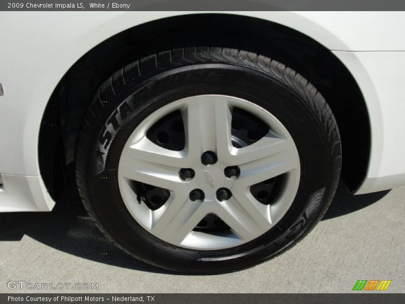 White / Ebony 2009 Chevrolet Impala LS