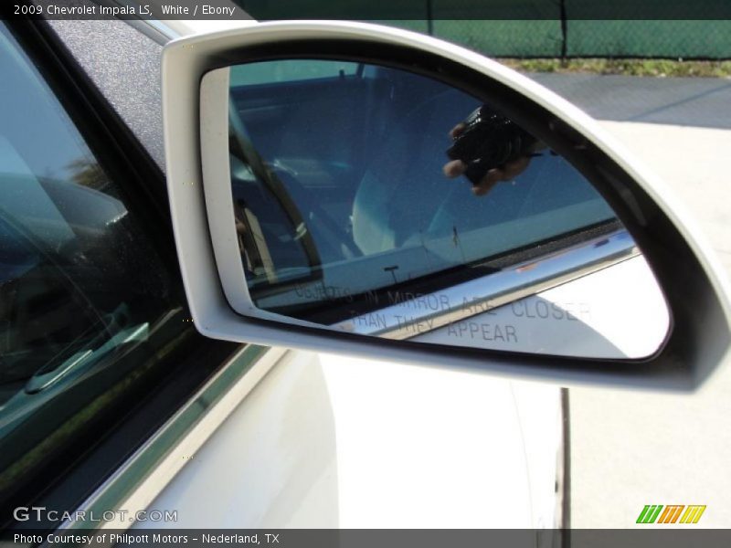 White / Ebony 2009 Chevrolet Impala LS