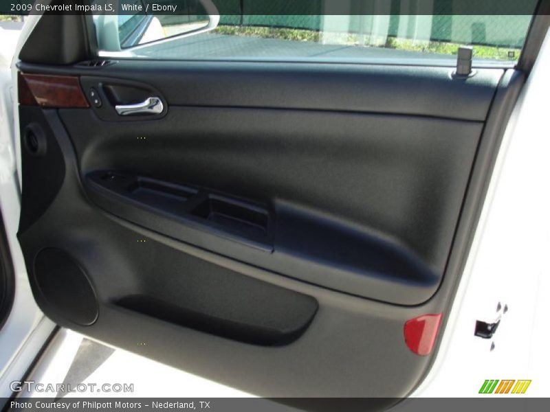 White / Ebony 2009 Chevrolet Impala LS