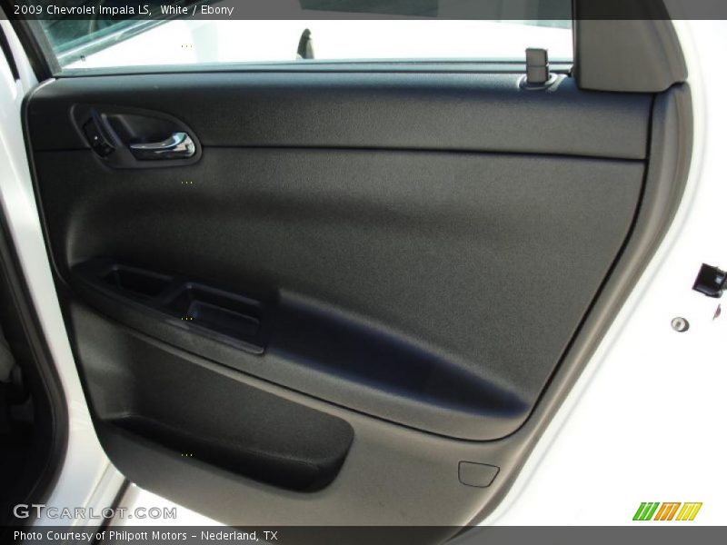 White / Ebony 2009 Chevrolet Impala LS