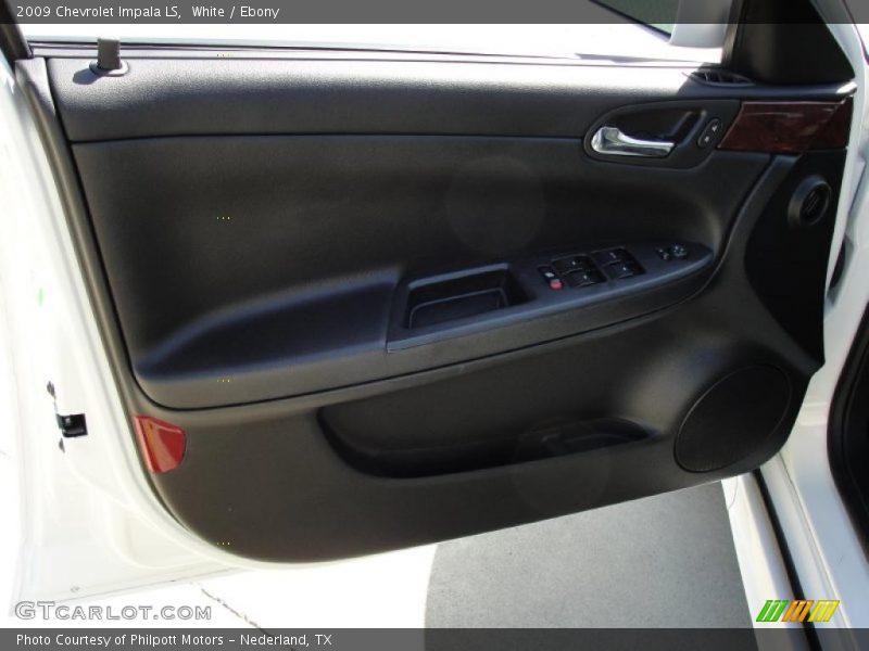 White / Ebony 2009 Chevrolet Impala LS