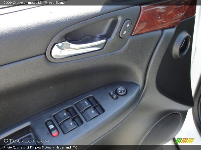 White / Ebony 2009 Chevrolet Impala LS