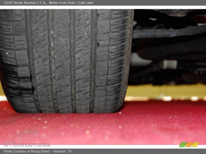 Winter Frost Pearl / Cafe Latte 2008 Nissan Maxima 3.5 SL