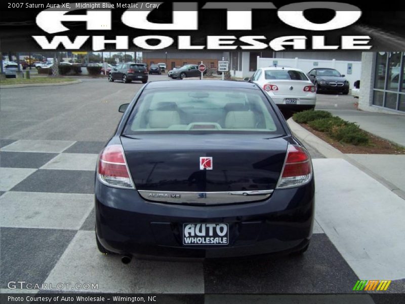 Midnight Blue Metallic / Gray 2007 Saturn Aura XE