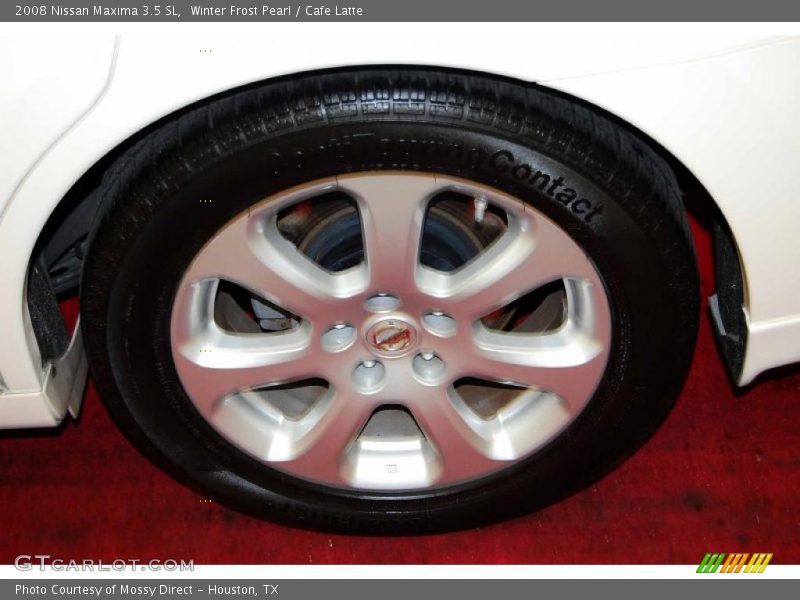 Winter Frost Pearl / Cafe Latte 2008 Nissan Maxima 3.5 SL