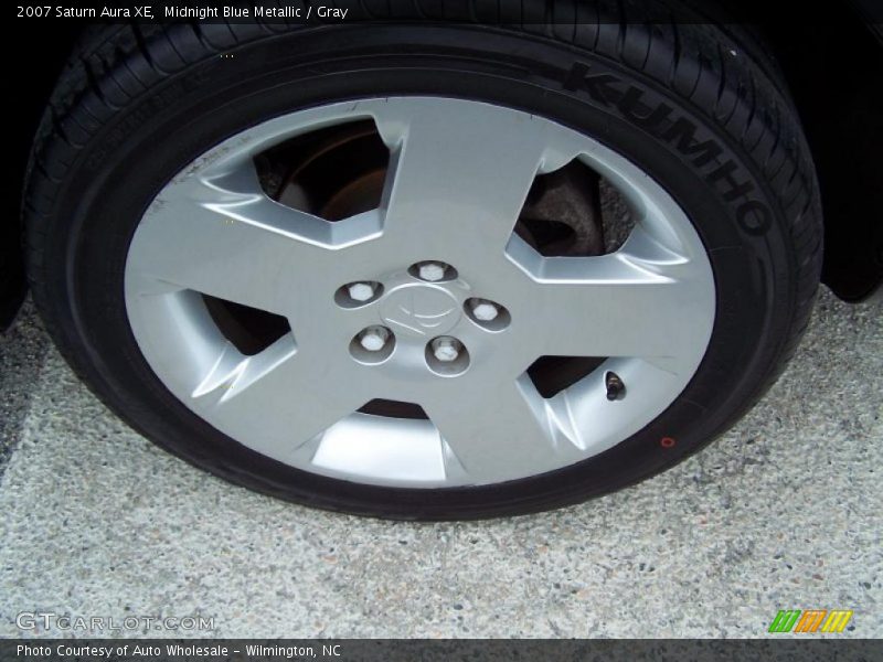 Midnight Blue Metallic / Gray 2007 Saturn Aura XE