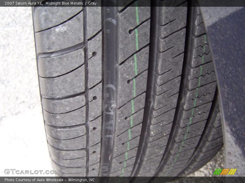 Midnight Blue Metallic / Gray 2007 Saturn Aura XE