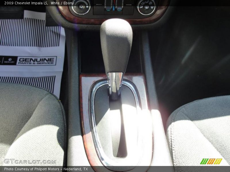 White / Ebony 2009 Chevrolet Impala LS