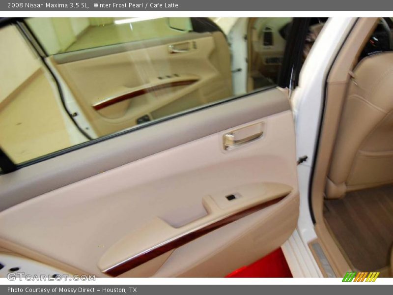 Winter Frost Pearl / Cafe Latte 2008 Nissan Maxima 3.5 SL