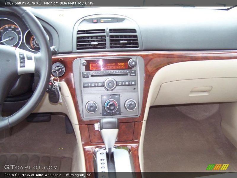 Midnight Blue Metallic / Gray 2007 Saturn Aura XE