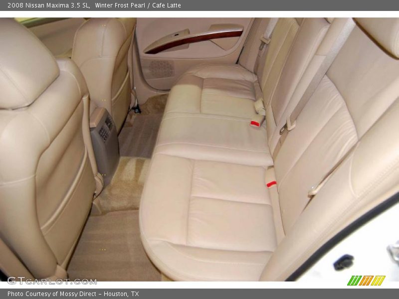 Winter Frost Pearl / Cafe Latte 2008 Nissan Maxima 3.5 SL