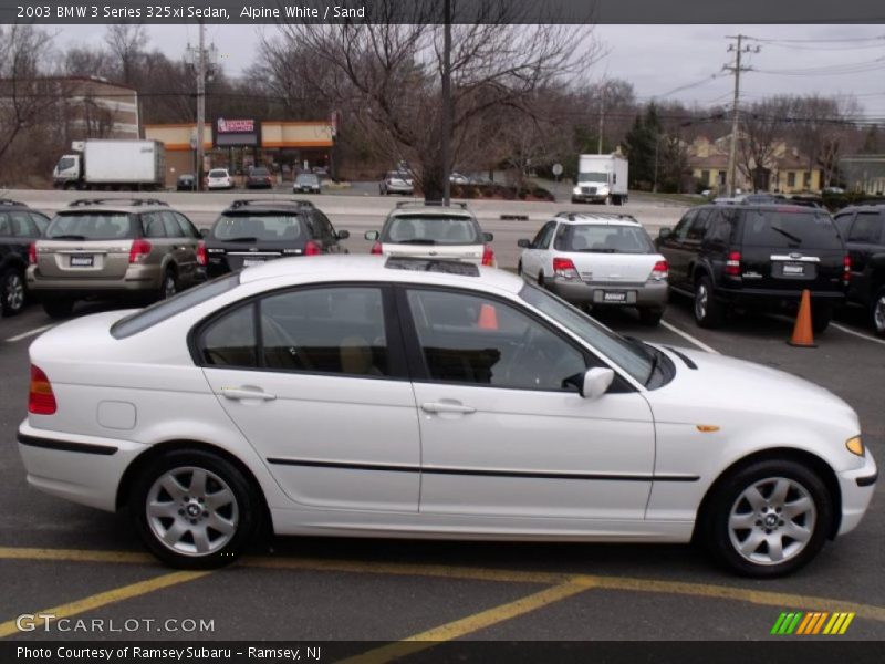 Alpine White / Sand 2003 BMW 3 Series 325xi Sedan