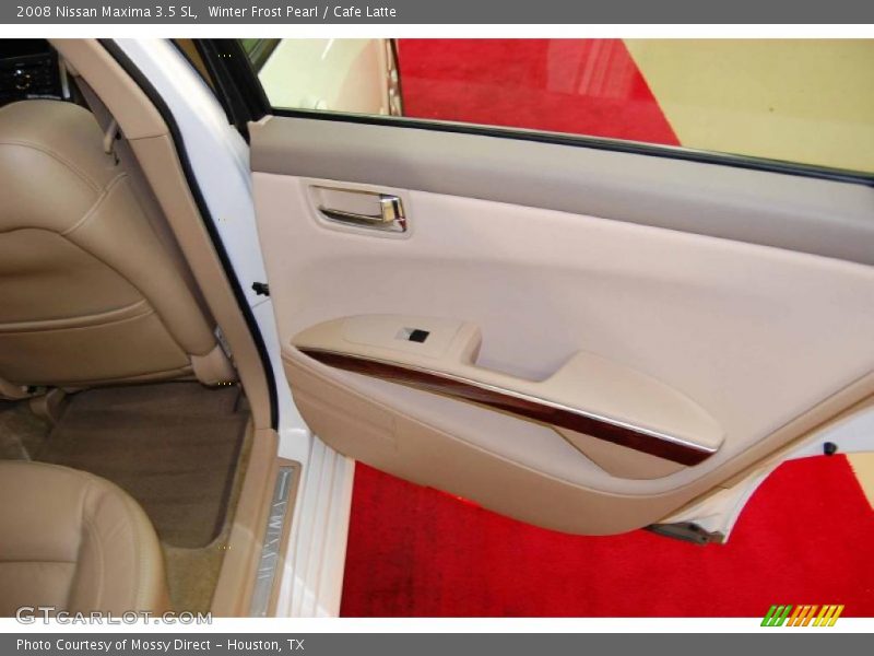 Winter Frost Pearl / Cafe Latte 2008 Nissan Maxima 3.5 SL