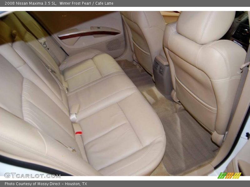 Winter Frost Pearl / Cafe Latte 2008 Nissan Maxima 3.5 SL