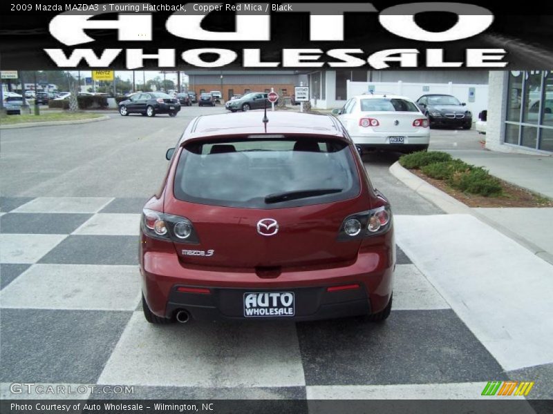 Copper Red Mica / Black 2009 Mazda MAZDA3 s Touring Hatchback