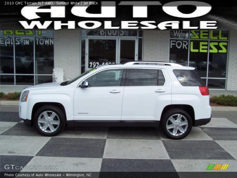 Summit White / Jet Black 2010 GMC Terrain SLT AWD