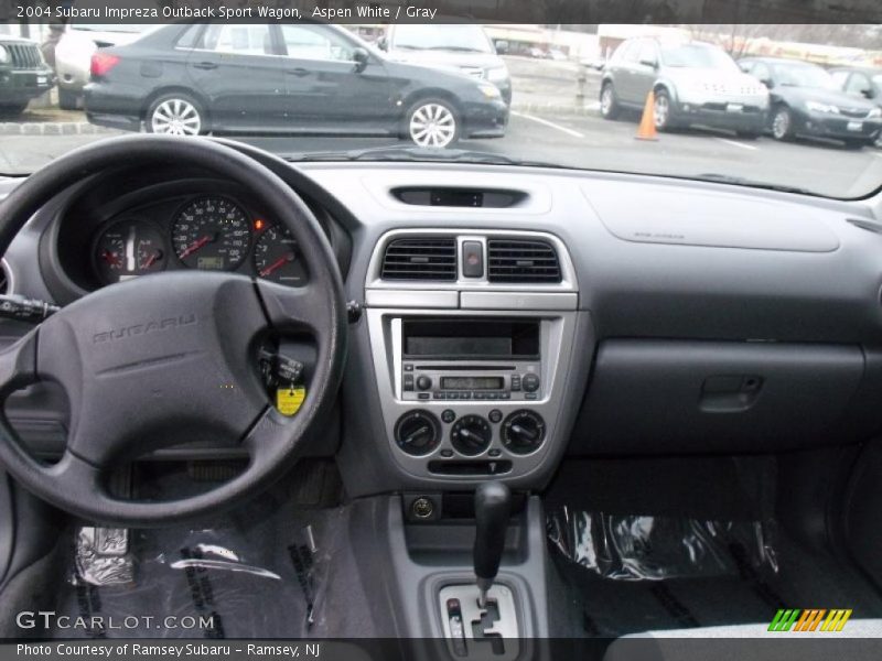 Aspen White / Gray 2004 Subaru Impreza Outback Sport Wagon
