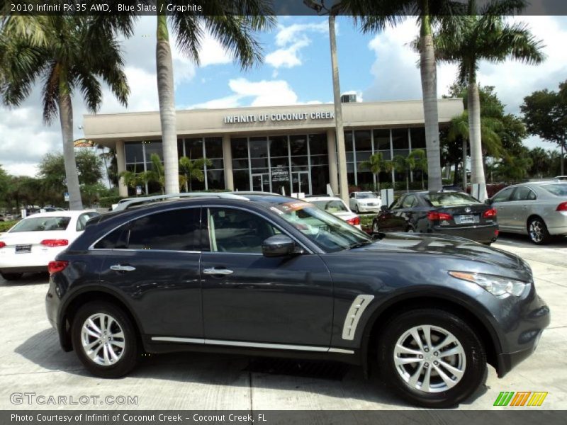 Blue Slate / Graphite 2010 Infiniti FX 35 AWD