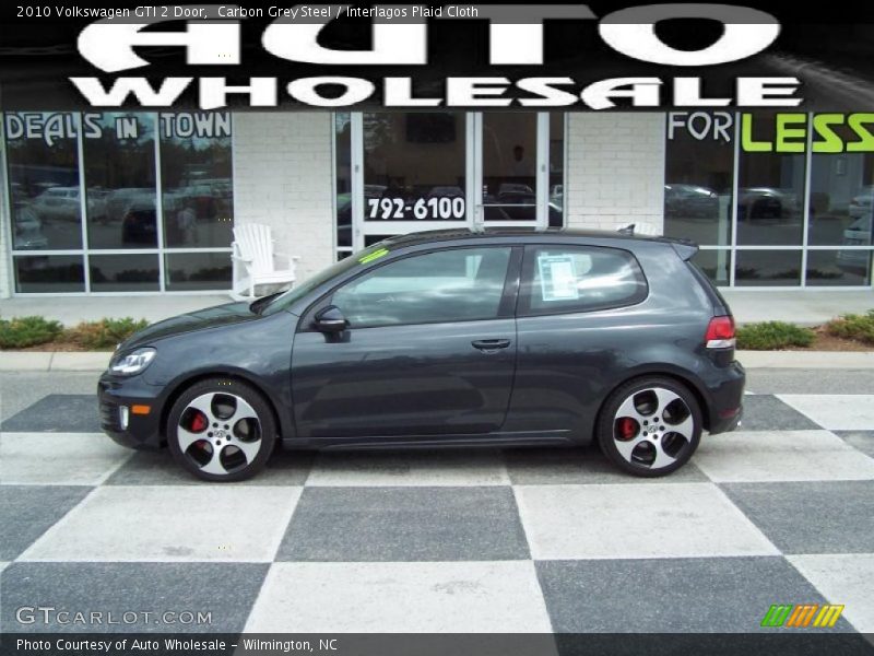 Carbon Grey Steel / Interlagos Plaid Cloth 2010 Volkswagen GTI 2 Door