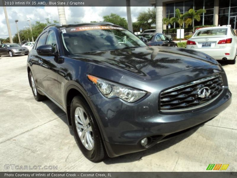 Blue Slate / Graphite 2010 Infiniti FX 35 AWD