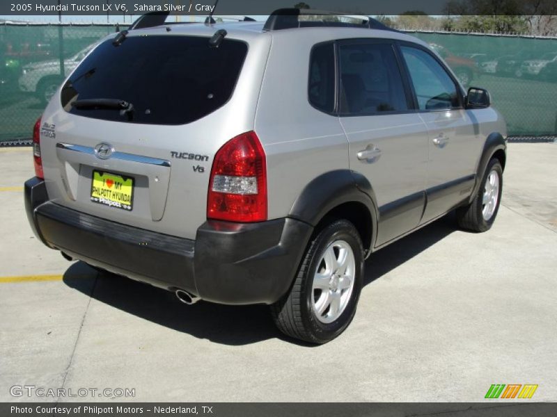 Sahara Silver / Gray 2005 Hyundai Tucson LX V6