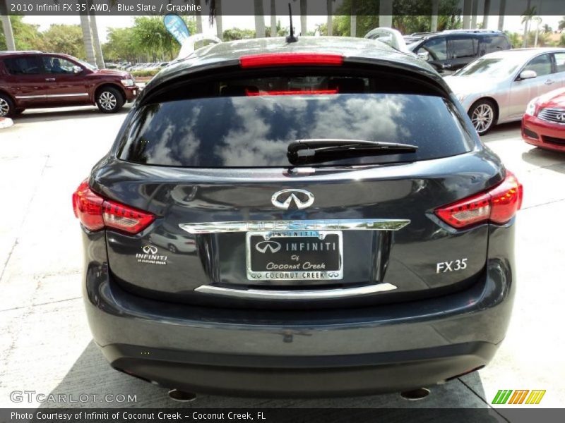 Blue Slate / Graphite 2010 Infiniti FX 35 AWD