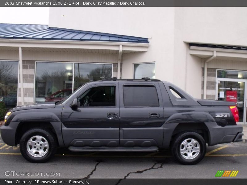 Dark Gray Metallic / Dark Charcoal 2003 Chevrolet Avalanche 1500 Z71 4x4
