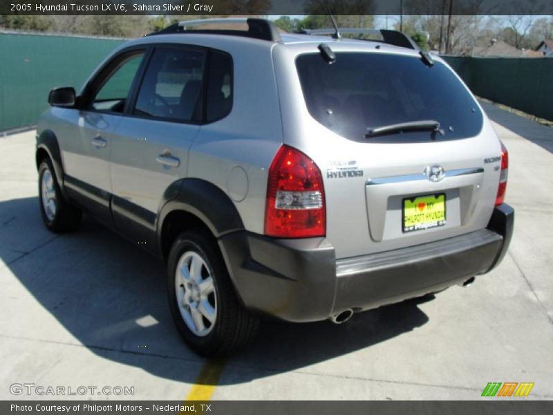 Sahara Silver / Gray 2005 Hyundai Tucson LX V6