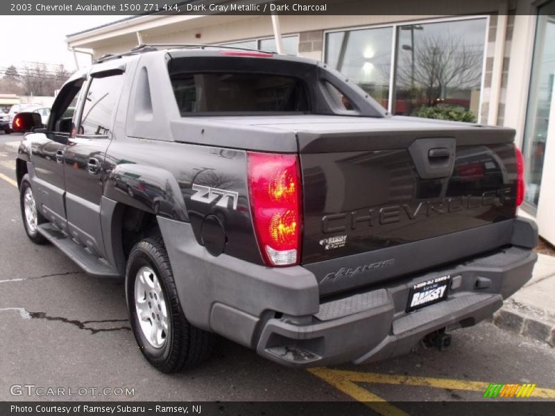 Dark Gray Metallic / Dark Charcoal 2003 Chevrolet Avalanche 1500 Z71 4x4