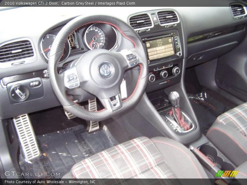  2010 GTI 2 Door Interlagos Plaid Cloth Interior