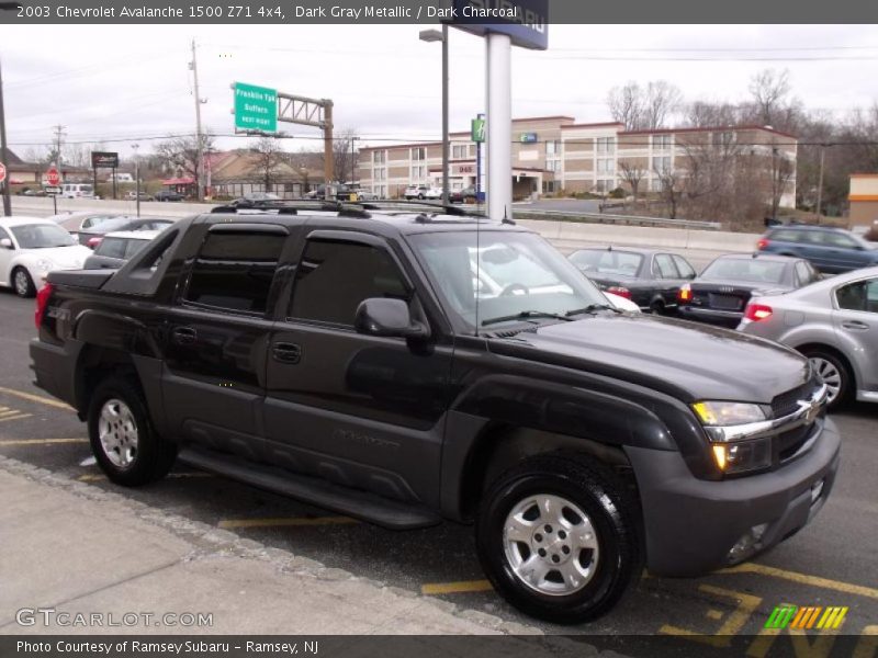 Dark Gray Metallic / Dark Charcoal 2003 Chevrolet Avalanche 1500 Z71 4x4