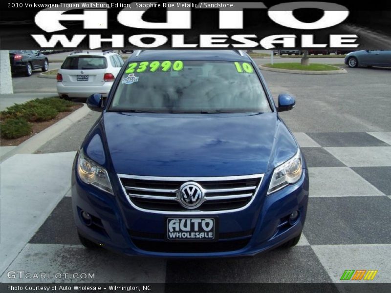 Sapphire Blue Metallic / Sandstone 2010 Volkswagen Tiguan Wolfsburg Edition