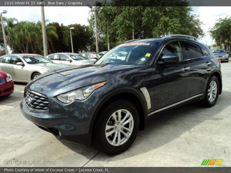 Blue Slate / Graphite 2010 Infiniti FX 35 AWD