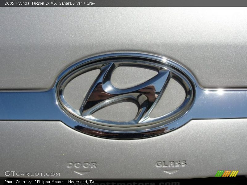 Sahara Silver / Gray 2005 Hyundai Tucson LX V6