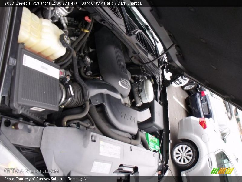 Dark Gray Metallic / Dark Charcoal 2003 Chevrolet Avalanche 1500 Z71 4x4
