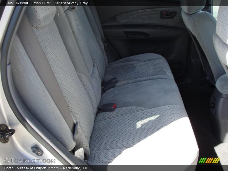 Sahara Silver / Gray 2005 Hyundai Tucson LX V6