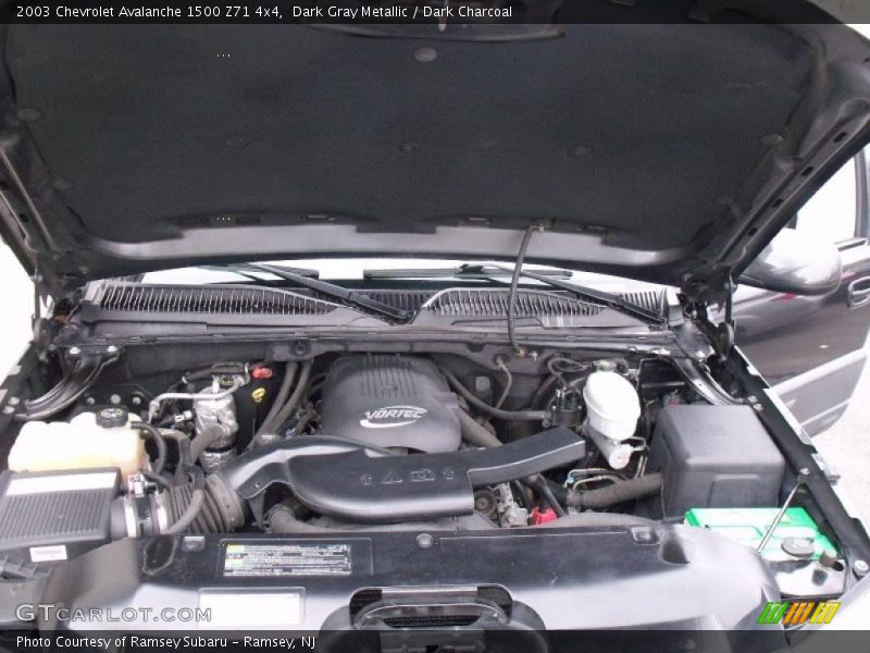 Dark Gray Metallic / Dark Charcoal 2003 Chevrolet Avalanche 1500 Z71 4x4