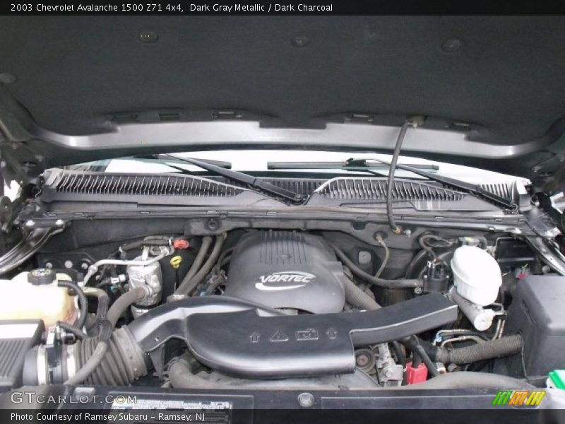 Dark Gray Metallic / Dark Charcoal 2003 Chevrolet Avalanche 1500 Z71 4x4