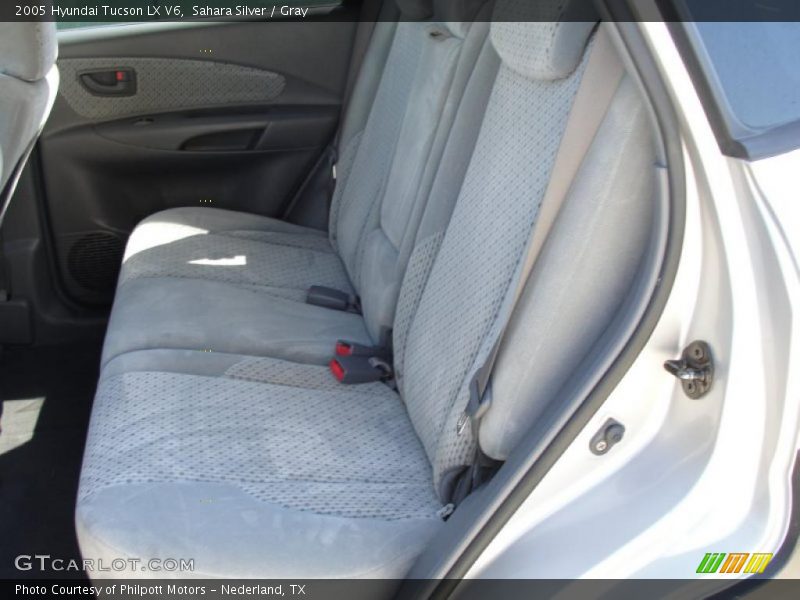 Sahara Silver / Gray 2005 Hyundai Tucson LX V6