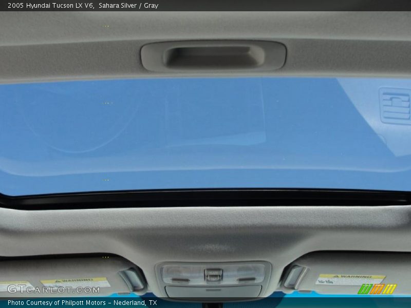 Sahara Silver / Gray 2005 Hyundai Tucson LX V6