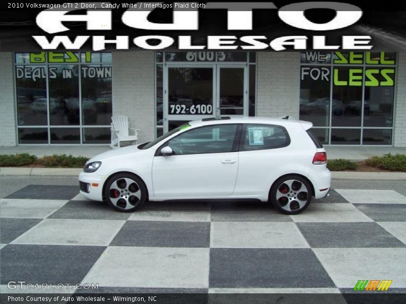 Candy White / Interlagos Plaid Cloth 2010 Volkswagen GTI 2 Door