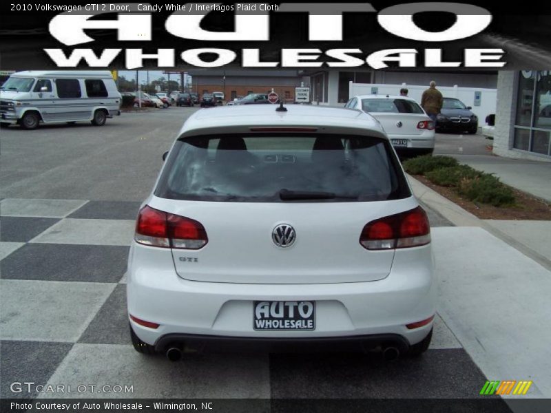 Candy White / Interlagos Plaid Cloth 2010 Volkswagen GTI 2 Door