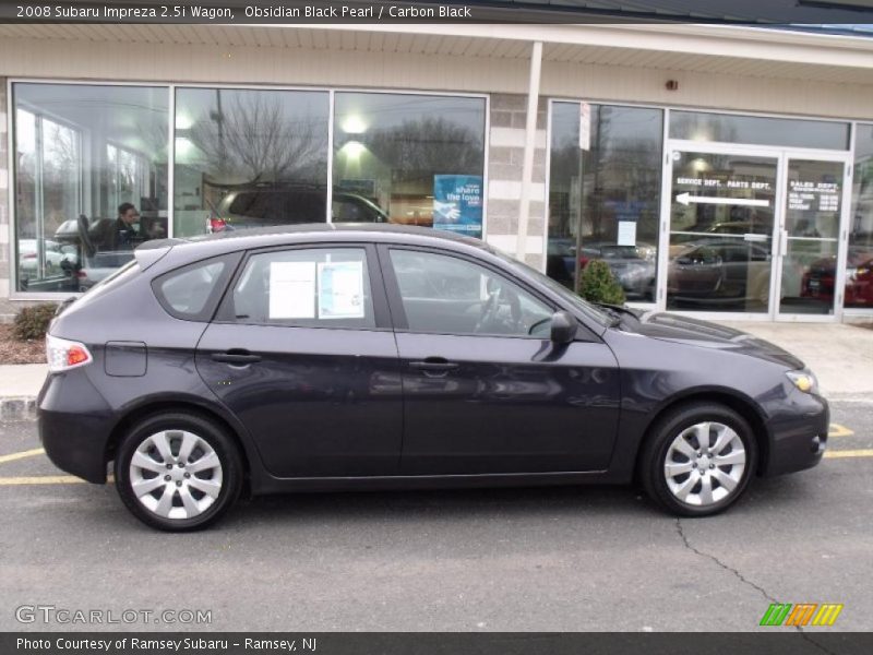 Obsidian Black Pearl / Carbon Black 2008 Subaru Impreza 2.5i Wagon