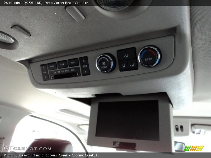 Deep Garnet Red / Graphite 2010 Infiniti QX 56 4WD