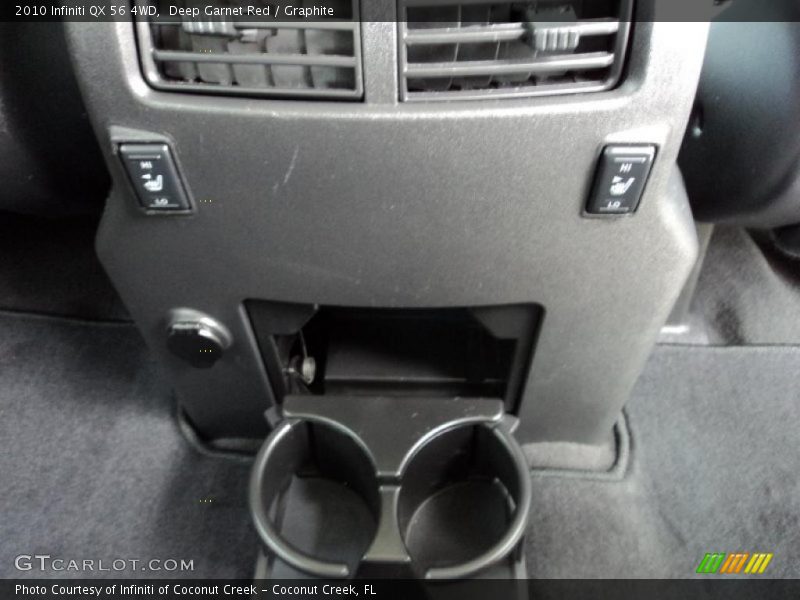Deep Garnet Red / Graphite 2010 Infiniti QX 56 4WD